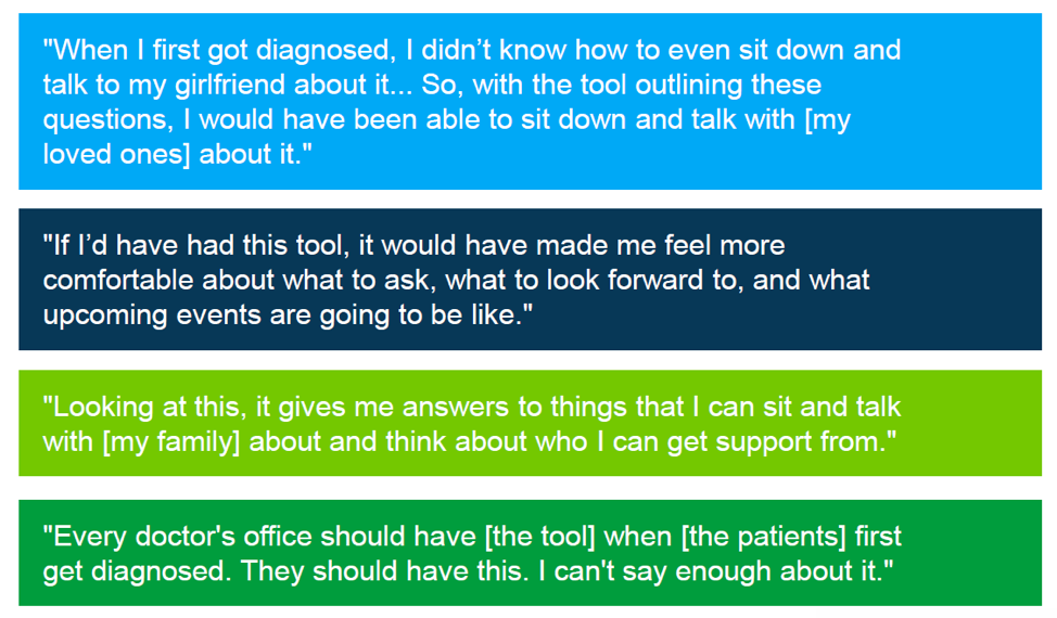 NSCLC PFSDM Notable Quotes from Patient Interviews