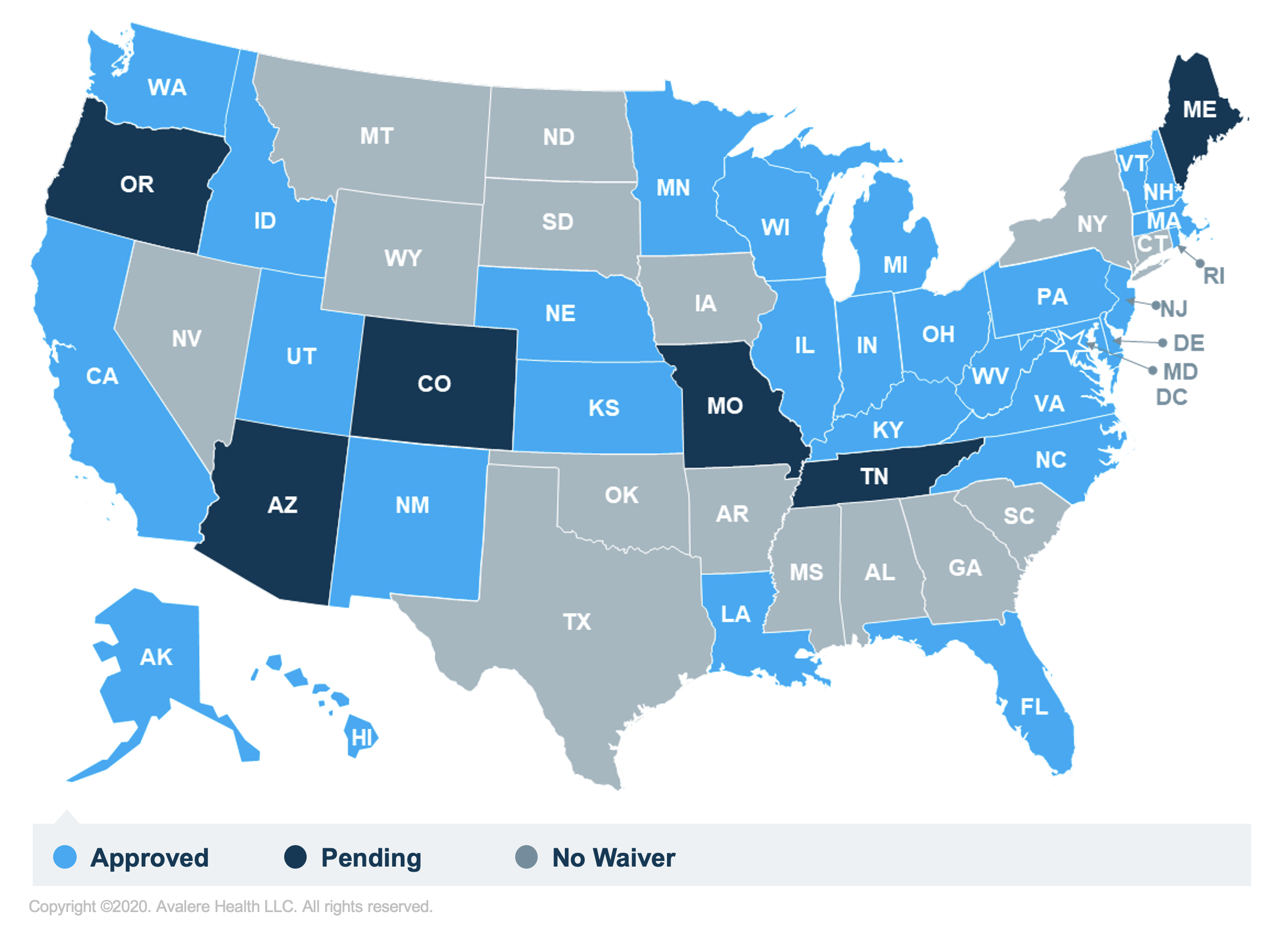 Waivers Map